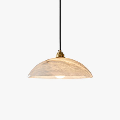 Marble and Copper Pendant Light for Dining Room