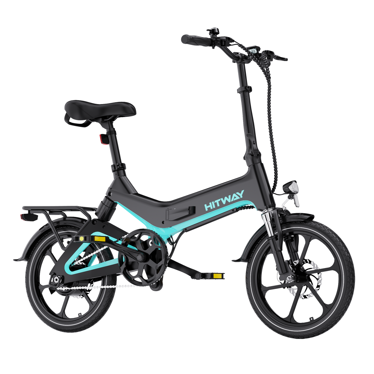 BK2 Folding Electric Bike — 250W UK-Legal Motor, Dual Suspension, TÜV Certified