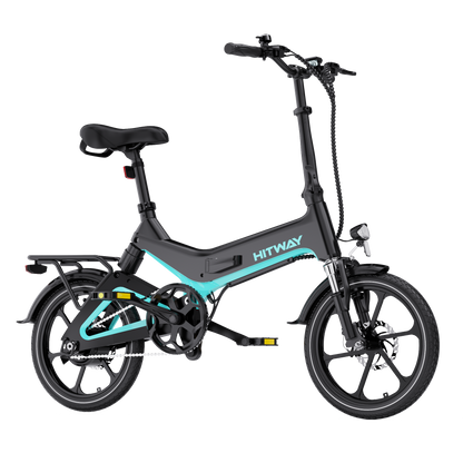 BK2 Folding Electric Bike — 250W UK-Legal Motor, Dual Suspension, TÜV Certified