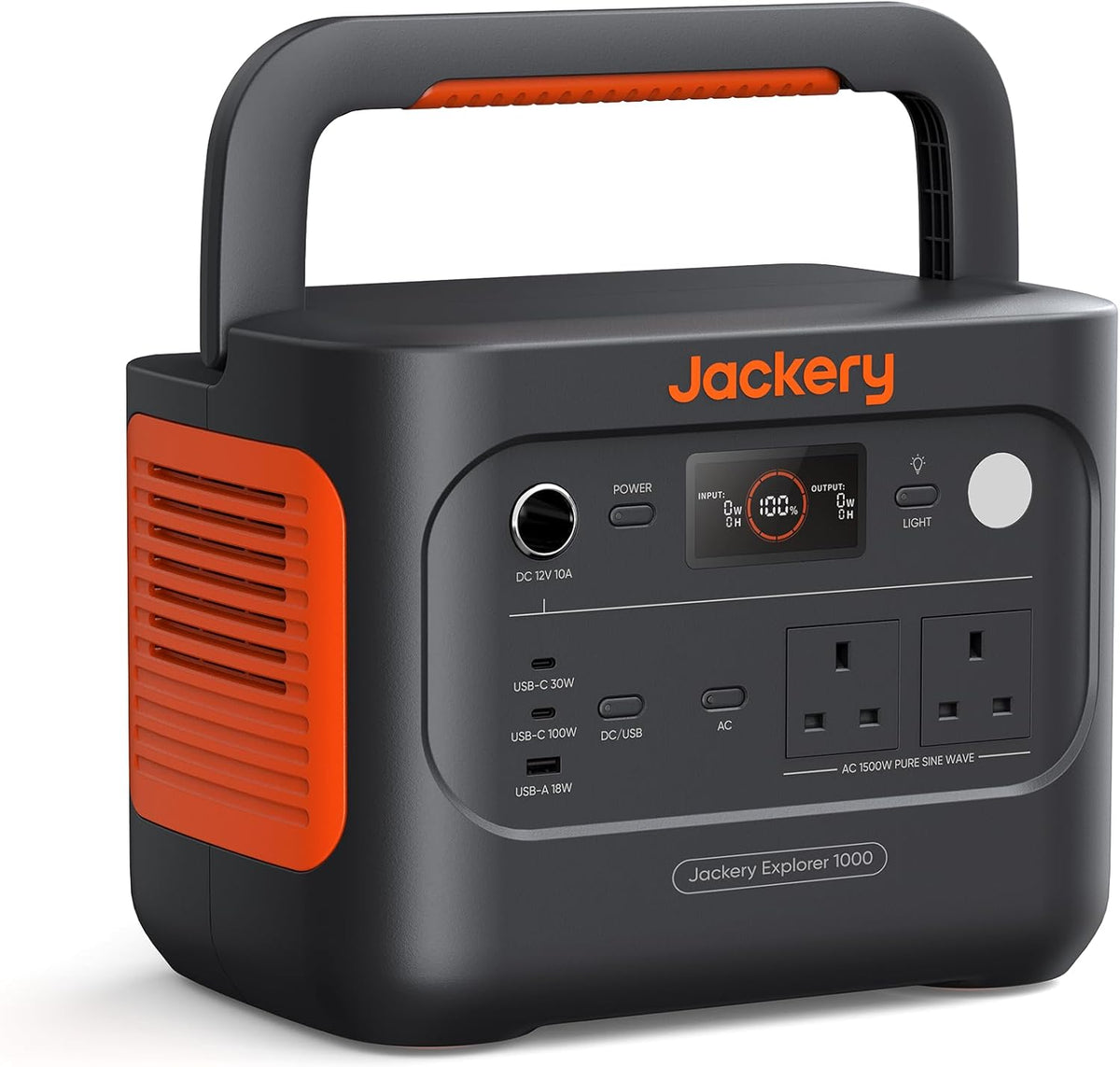 1070Wh 1500W Portable Power Station — LiFePO4 Battery for Home Backup & Camping