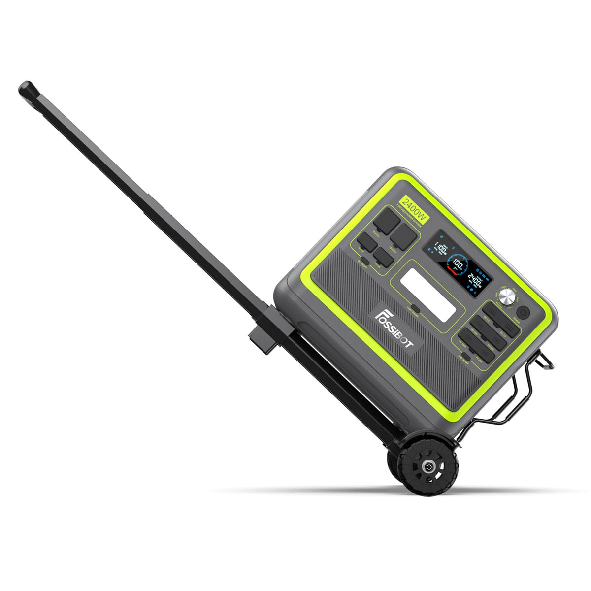 2048Wh Portable Power Station — 2400W LiFePO4 Battery, Solar Generator, Fast Charging