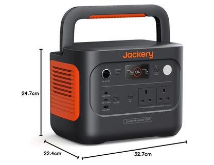 1070Wh 1500W Portable Power Station — LiFePO4 Battery for Home Backup & Camping