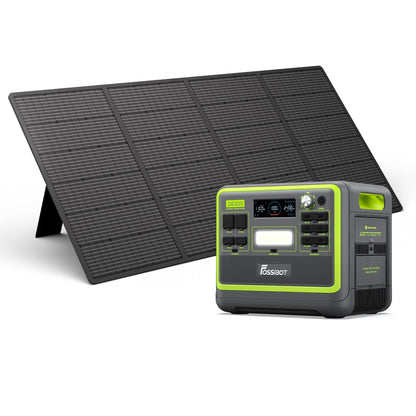 2048Wh Portable Power Station — 2400W LiFePO4 Battery, Solar Generator, Fast Charging