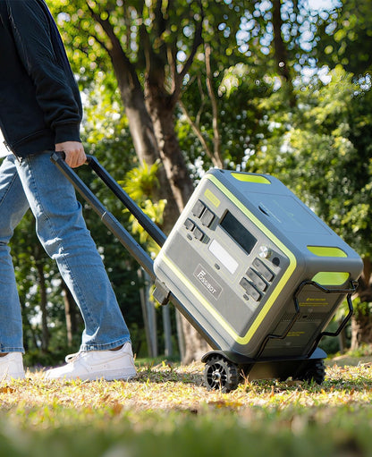 2048Wh Portable Power Station — 2400W LiFePO4 Battery, Solar Generator, Fast Charging