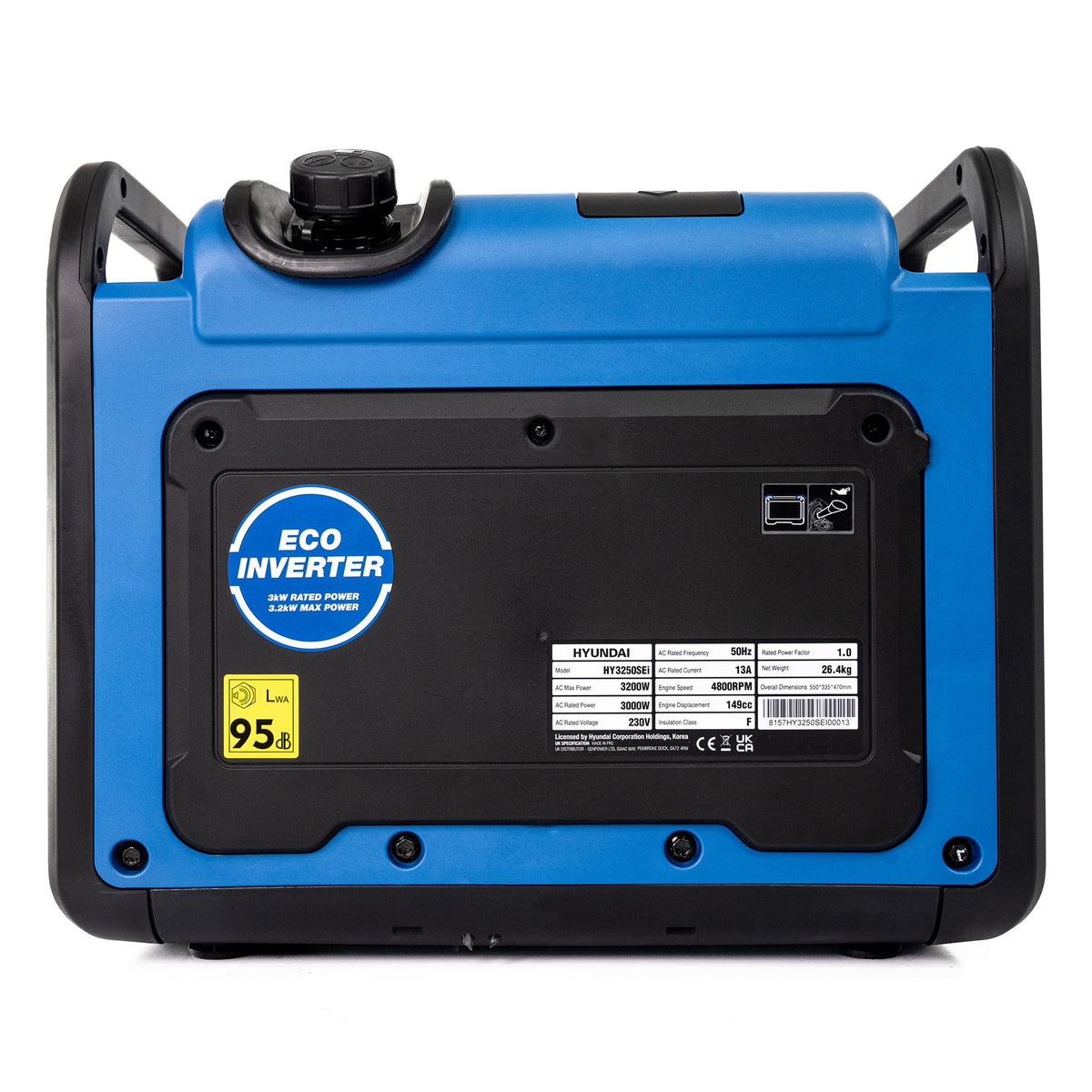 HY3250SEi 3200W Petrol Inverter Generator — Home Backup & Off-Grid Power