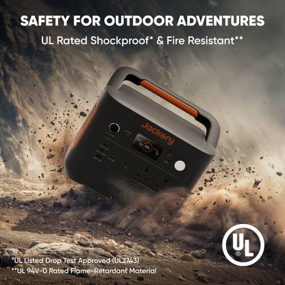 1070Wh 1500W Portable Power Station — LiFePO4 Battery for Home Backup & Camping