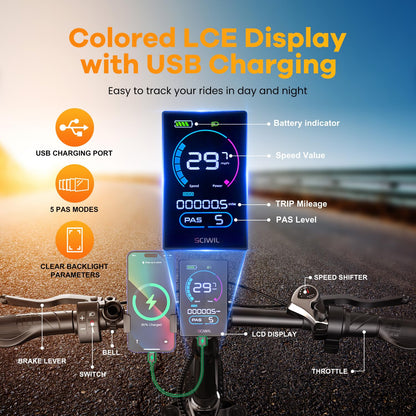 EUYBIKE Folding Electric Bike — 1000W Peak Motor, 48V 20Ah Battery, 20" Fat Tire, Off-Road