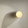 Minimalist Frosted Glass Wall Light With Iron Base