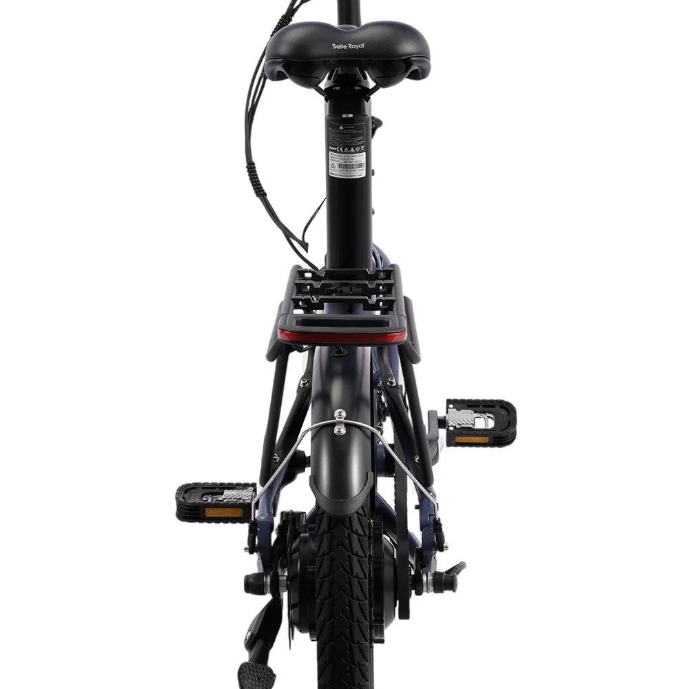 Virum Auto Folding E-Bike — Automatic 3-Speed, Carbon Belt Drive, Torque Sensor