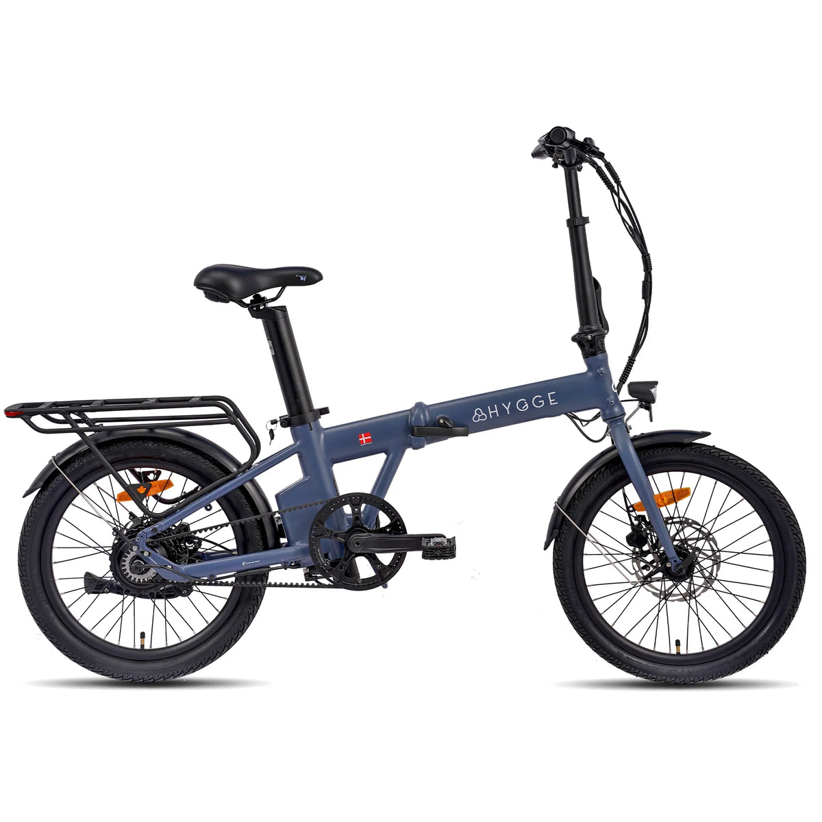 Virum Auto Folding E-Bike — Automatic 3-Speed, Carbon Belt Drive, Torque Sensor