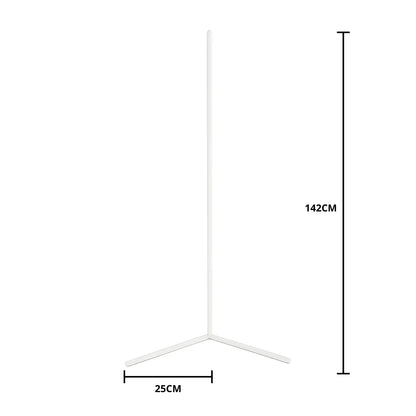 Minimalist RGB Dimmable LED Corner Floor Lamp With Remote Control