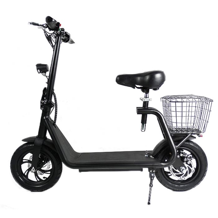 Zipper M6 350W Electric Scooter – 8Ah Battery, 12" Tyres, Padded Seat, Disc Brakes