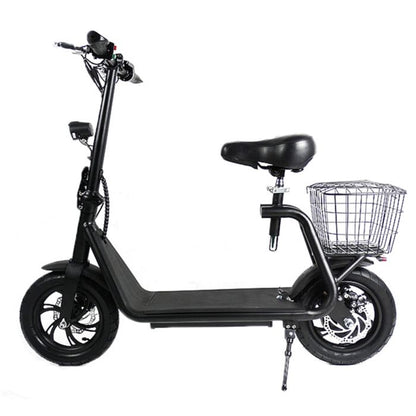 Zipper M6 350W Electric Scooter – 8Ah Battery, 12" Tyres, Padded Seat, Disc Brakes