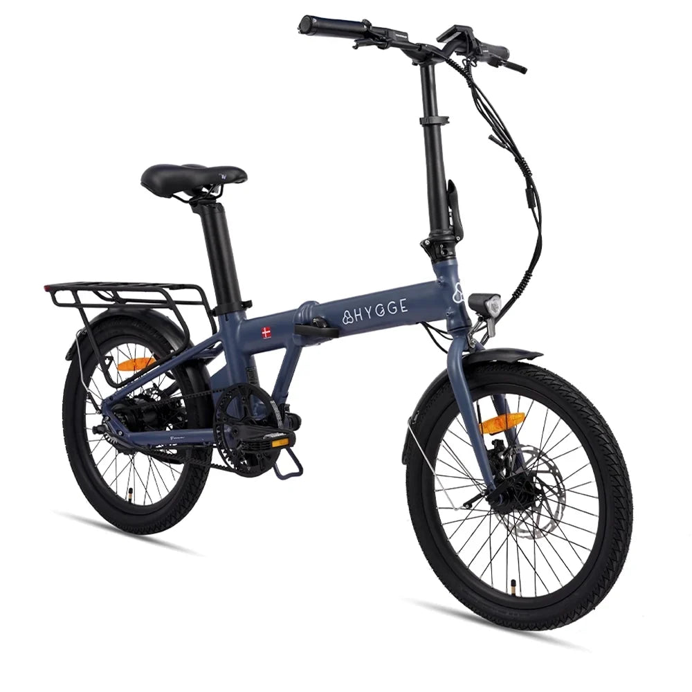 Virum Auto Folding E-Bike — Automatic 3-Speed, Carbon Belt Drive, Torque Sensor