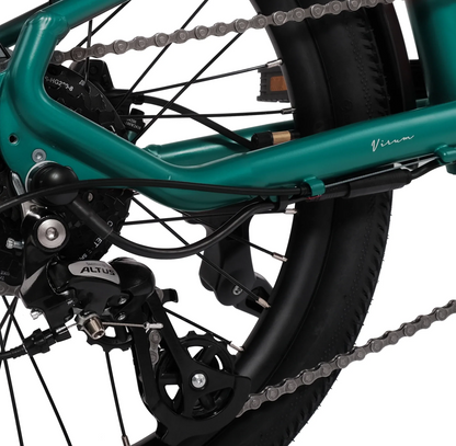 Virum Folding E-Bike — 250W Motor, Shimano 8-Speed, Tektro Hydraulic Brakes