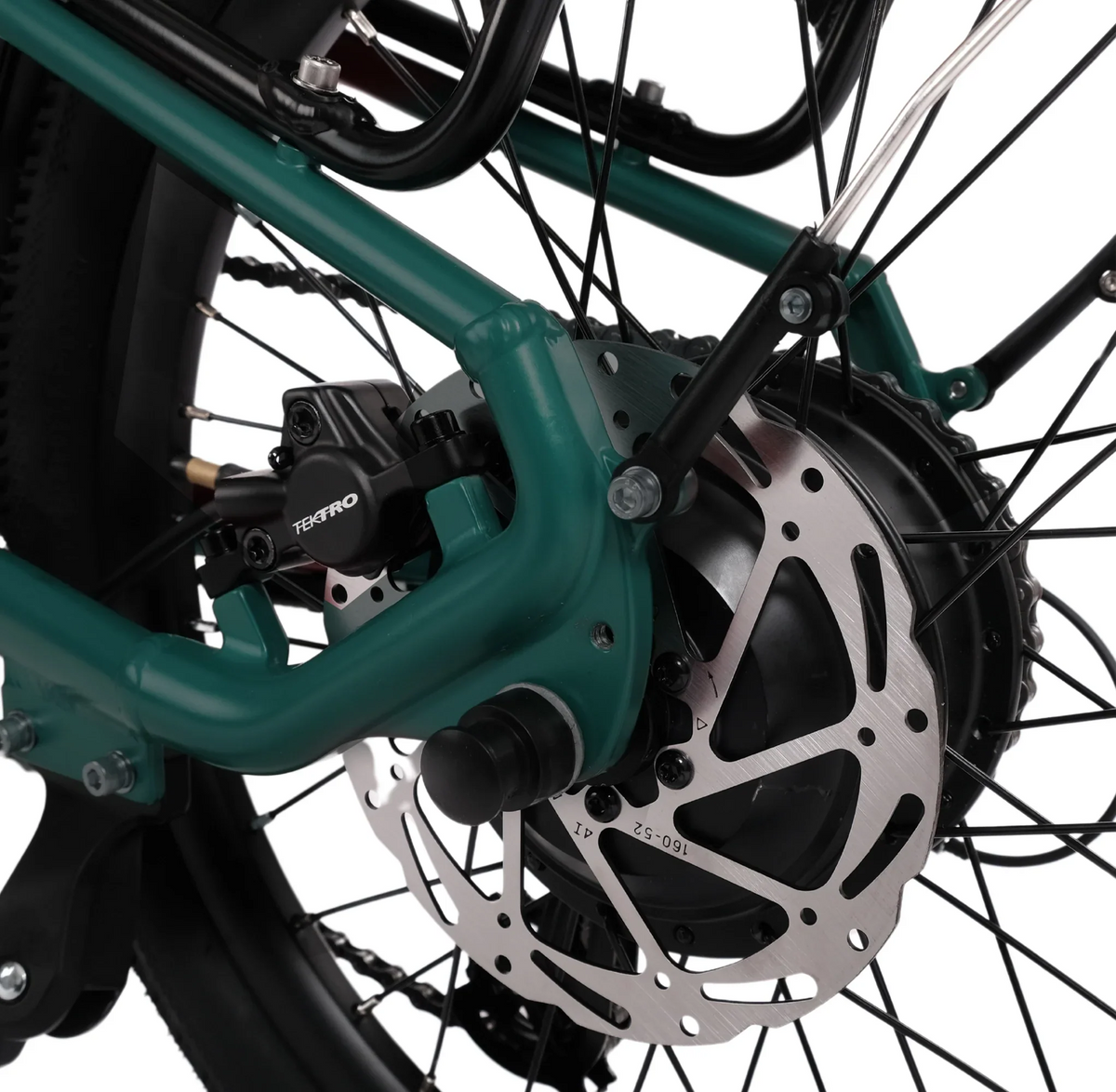 Virum Folding E-Bike — 250W Motor, Shimano 8-Speed, Tektro Hydraulic Brakes