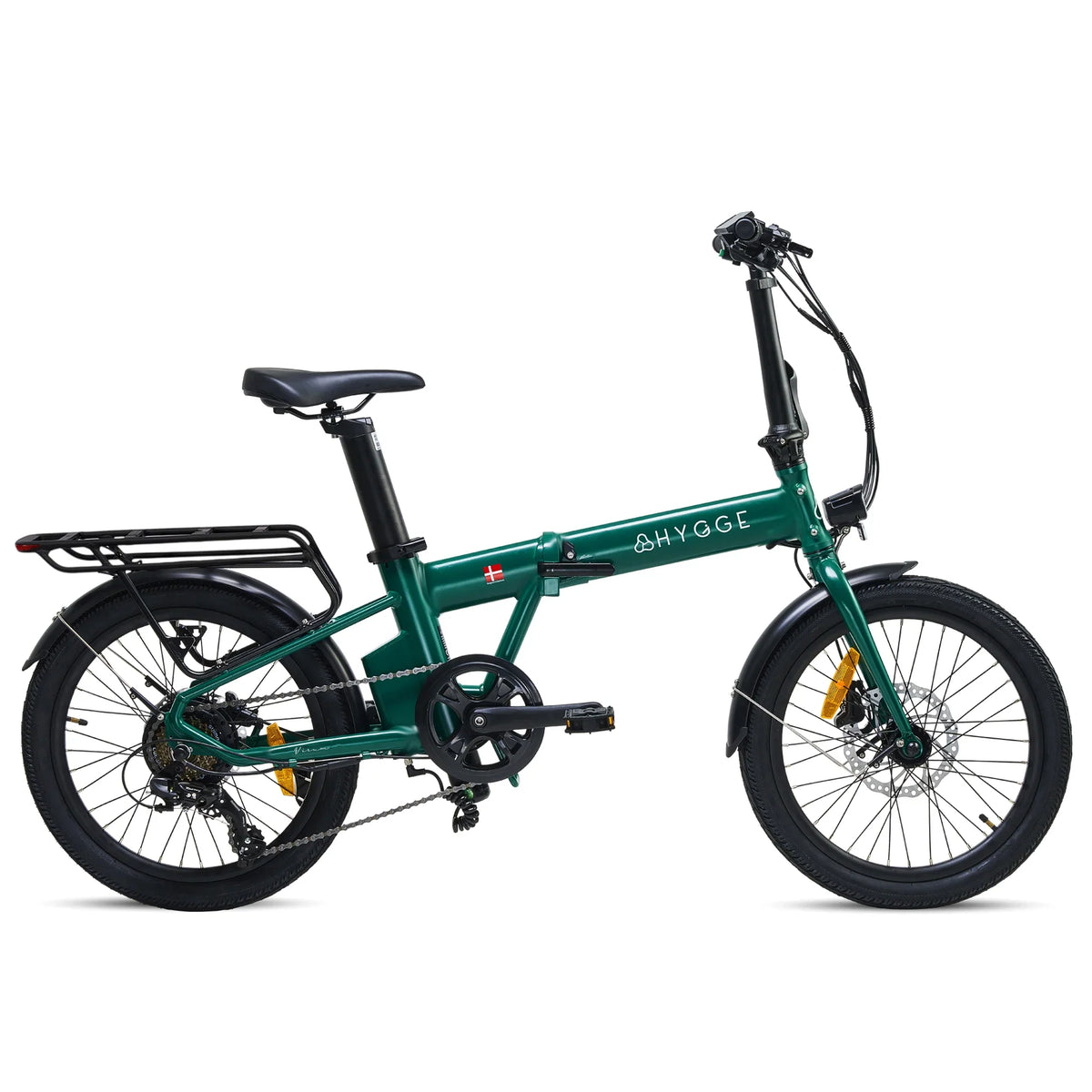 Virum Folding E-Bike — 250W Motor, Shimano 8-Speed, Tektro Hydraulic Brakes